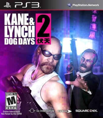 KANE AND LYNCH DOG DAYSPLAYS 2 PS3 GREAT CONDITION GAME ITA ENG COVER