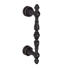 Sonata 6" Center-to-Center Single-Sided Decorative Pull - Matte Black