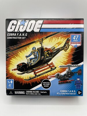 GI Joe Cobra Cobra F.A.N.G. 47 Pc Construction Set By Hasbro NEW  
