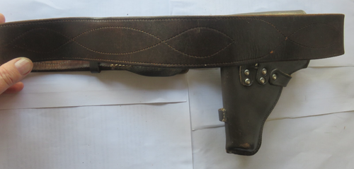 Militär Sowjet Russland Rote Armee Offiziersgürtel mit einem Pistolenholster - Bild 9 von 9