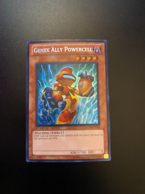 Yugioh Card Genex Ally Powercell HA04-EN002 SECRET RARE 1st Ed. - LP