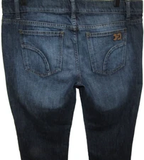 JOE'S JEANS SLIT HEM KICKER DARK WASH CROPPED DENIM JEANS WOMENS SIZE 31