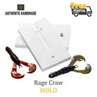 Rage Craw Fishing Mold Lure Bait Soft Plastic 75 - 97 mm