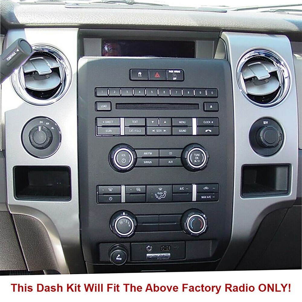 UGAR Dash Installation Kit For Ford F150/Raptor 2009-2014 - 9" Fascia Panel, ABS Plastic - View #2