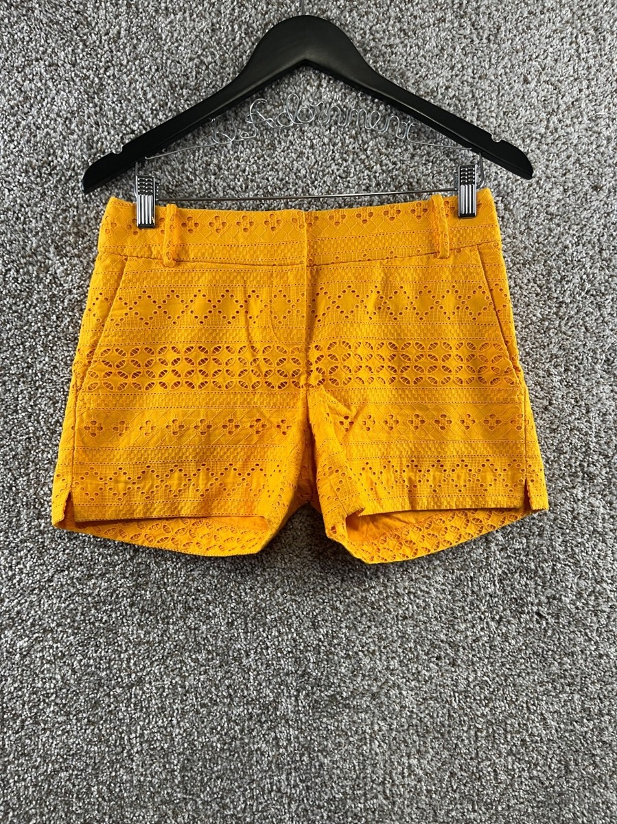 Womens Shorts Yellow Lace Shorts Abercrombie Fitch Nightwear Satin