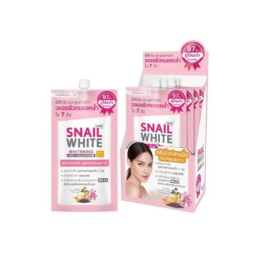Crème De Jour Snail White - SPF30 PA+++, Anti-pollution, 7ml X 6 Tubes - Neuf