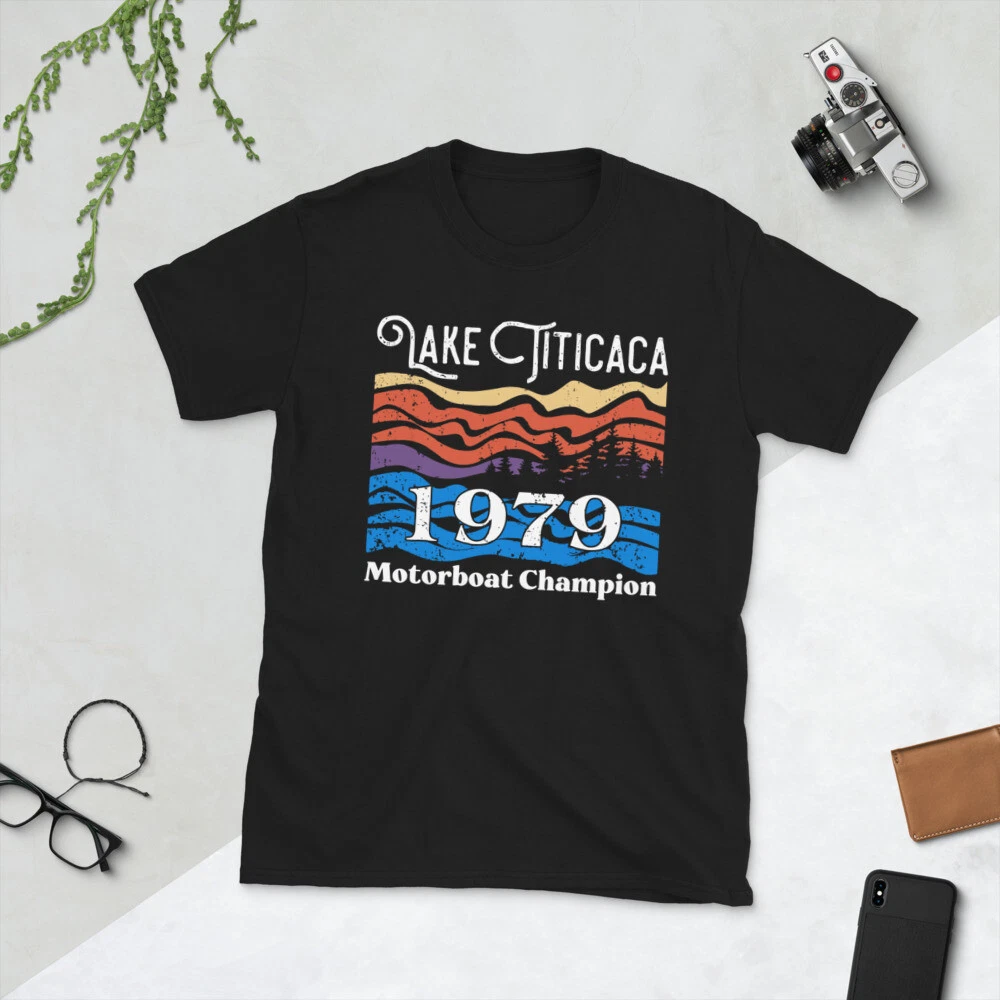 Lake titicaca motorboat outlet champion t shirt