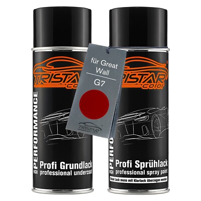Autolack Spraydosen Set für Great Wall G7 Chi Jin Hong Perl Grundlack Basislack