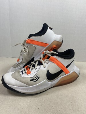 Nike Air Zoom Crossover Kids Size 7Y Orange White DC5216-103