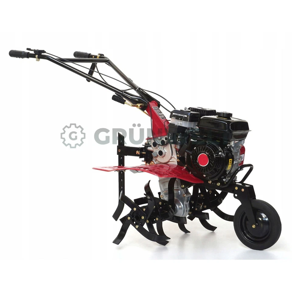 Gartenfräse Motorhacke Benzin Bodenfräse Gartenhacke Kultivator 7 PS 80 cm Pflug - Bild 3 von 4