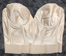 Vintage 1970s Carnival Strapless Underbust Bra Size 38B w/ILGWU AFL-CIO Label