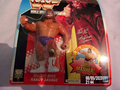WWF Hasbro Figure - Macho Man Randy Savage 1991 Ne...