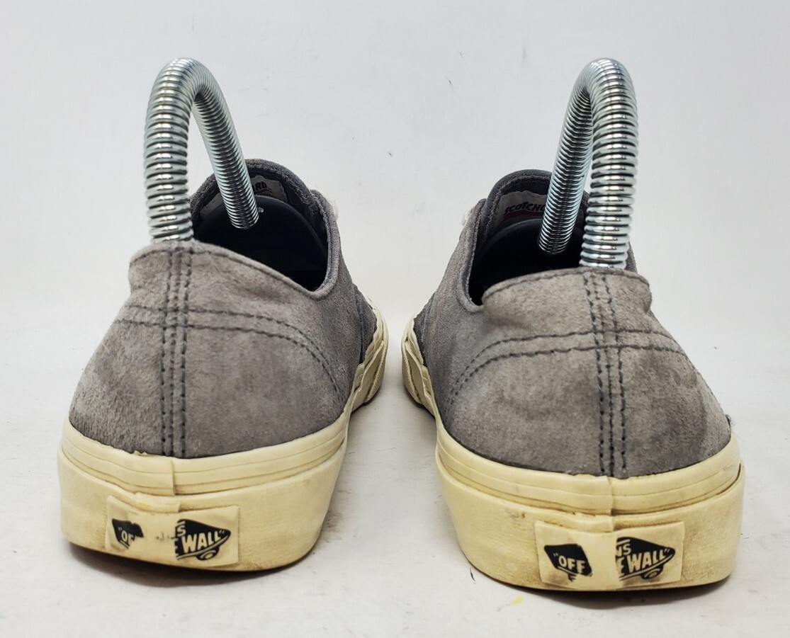 Vans Authentic Women 6.5 Old Skool Gray Suede Scotchgard Sneakers thumbnail 6
