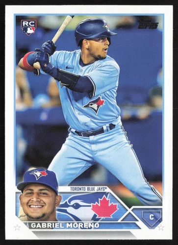 2023 Topps Gabriel Moreno #169 Rookie RC Toronto Blue Jays