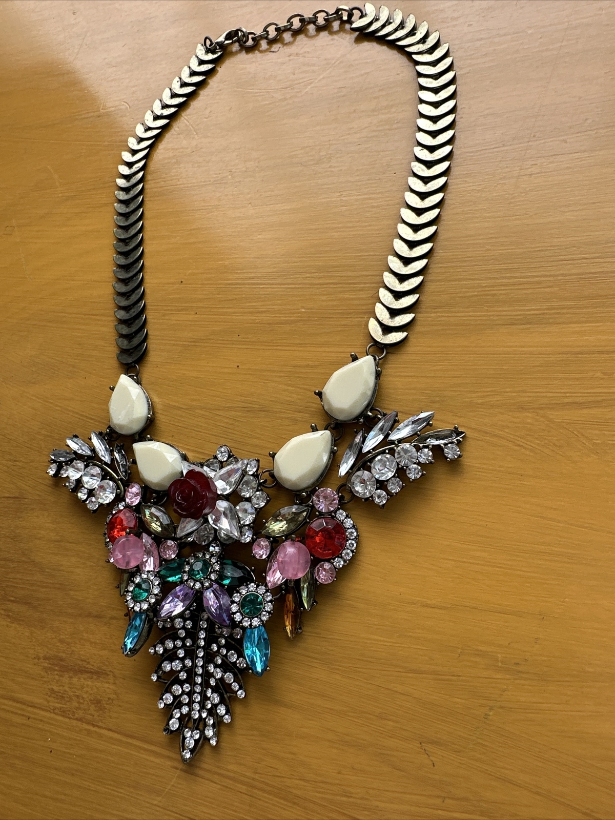 J CREW STATEMENT NECKLACE! Mint condition / vinta… - image 2