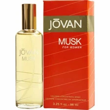 Jovan Musk For Women by Jovan 3.25 oz Cologne Concentrate Spray New In Box