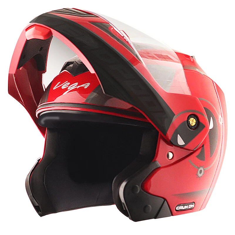 Casco de moto Vega Crux Dx "Marvel Deadpool Edition" Foto 2 de 4