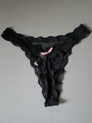 VICTORIA'S SECRET String Tanga, Größe M, schwarz, Slip, NEU ungetragen NEW