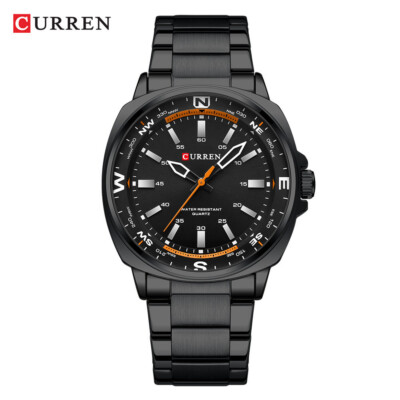 CURREN Men Quartz Watch Steel Wristwatch Fashion Sport Watch Male Business Watch