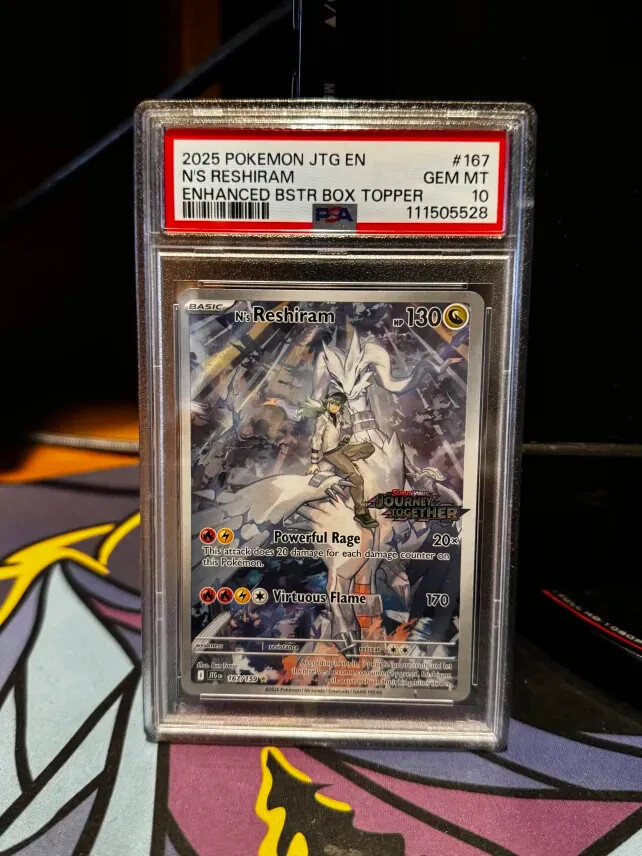 Ns Reshiram Promo #167 PSA 10 Journey Together STAMPED | eBay