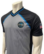 Smitty  I240  IAABO Men's Basketball Official NCAA Referee Shirt White Flag