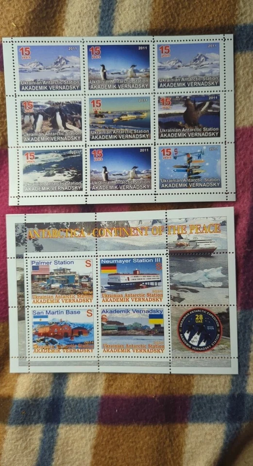JUEGO GIGANTE DE SELLOS Estación Antártica Ucraniana Académico Vernadsky Foto 4 de 4