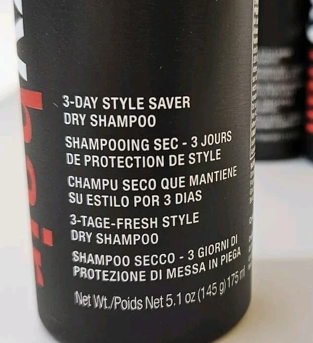 Style Sexy Hair H2NO Dry Shampoo 3 Day Style Saver 3 Shine 1 Hold LOT OF 4  - Image 3 of 4