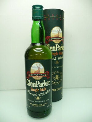 Glen Parker Single Malt Scotch Whisky Originalabfüllung 70er Jahre 40%, 70cl