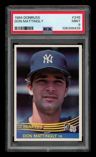 1984 Donruss Set-Break #248 Don Mattingly PSA 9 MINT