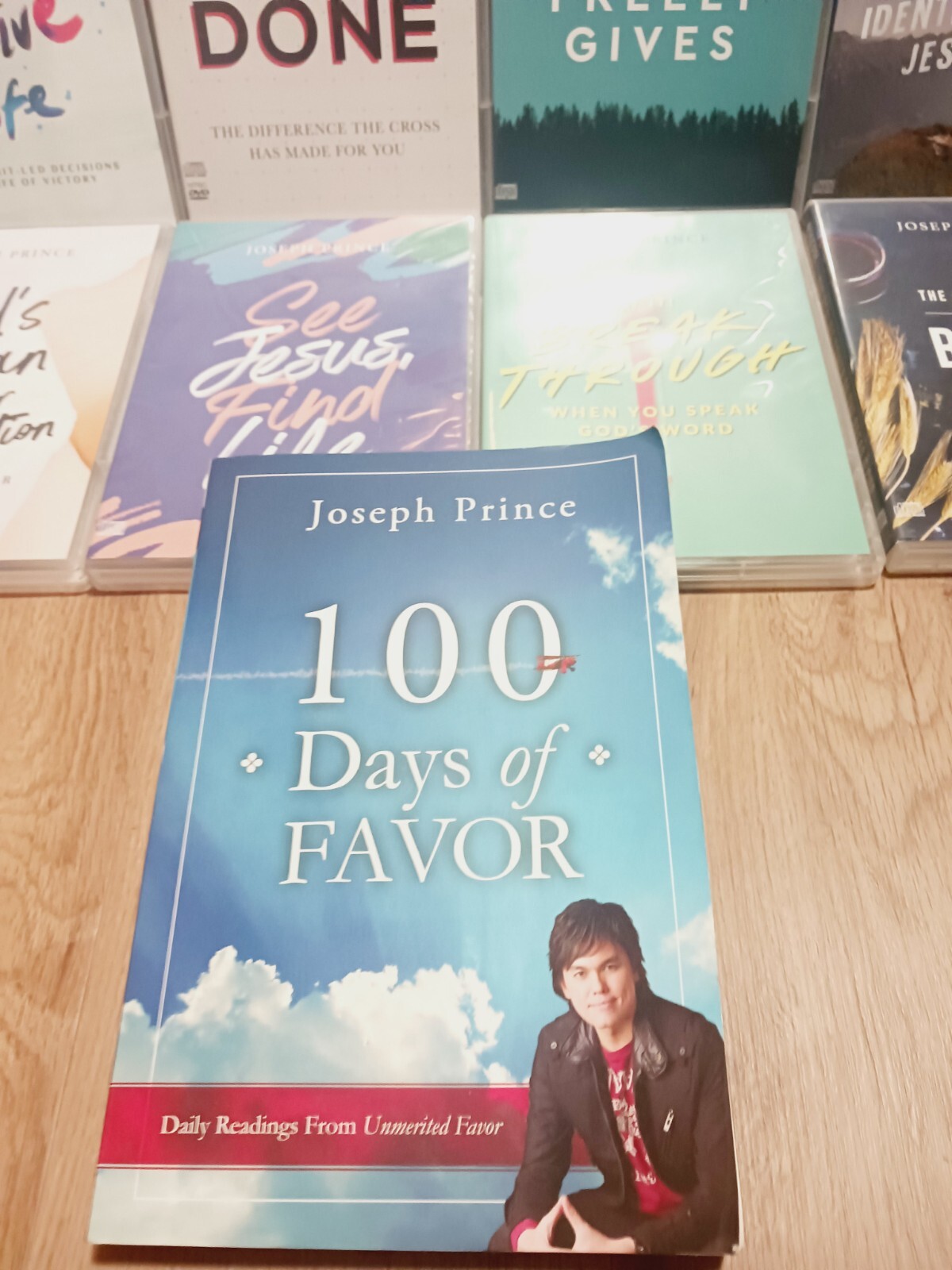 Lot of 9 Joseph Prince Audio Books On CD & 100 Days of Favor Book!! eBay