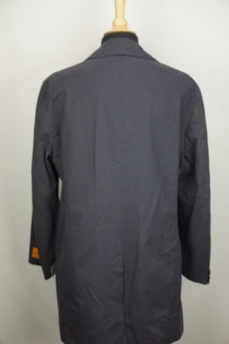Hickey Freeman Blackman 120 Years Navy Blue Cashmere Blend Coat Sz 44R NWT image 5