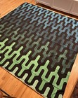 Deny Designs Duvet Cover Printed Geo Pattern Blue / Green / Black - Queen NEW — photo 2