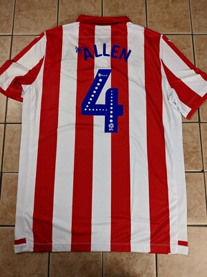 Joe Allen Stoke City 19/20 Home Authentic Jersey Macron Men's sz
