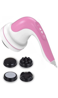 Scrapping Pushing Grease Machine PL-604AC4 Pink/white With 4 Massage Heads