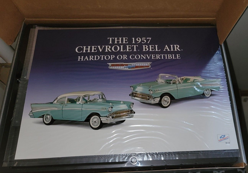 Nuovo Franklin nuovo di zecca 1957 Chevrolet Bel Air Kit auto -1/24 - Foto 4 di 7