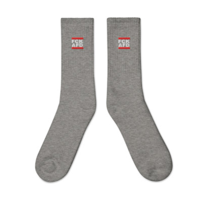 FCK AFD Socken, Socks, Anti AfD, Kein Platz für Nazis, Gegen Rechts, Antifascho