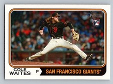 2023 Topps Heritage #258 Cole Waites RC Rookie San Francisco Giants