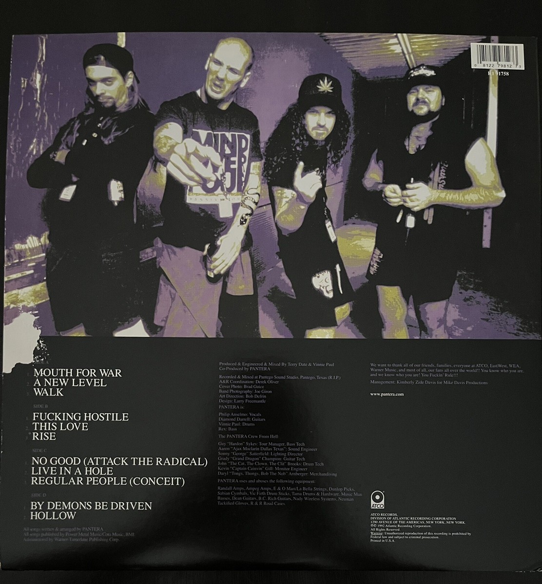 PANTERA Vulgar Display Of Power 2LP Vinyl 2010 Ltd Ed 5.000 RSD | eBay