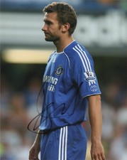 Chelsea FC Andriy Shevchenko Autographed Signed 8x10 EPL Photo COA A6