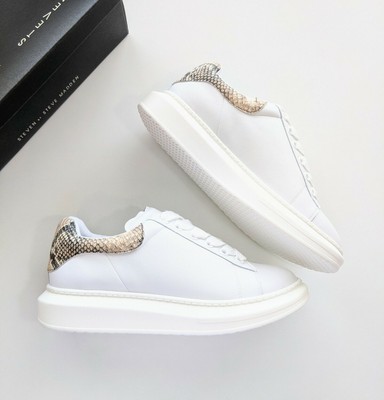 steve madden snake print sneakers