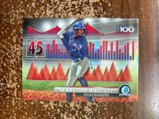 Sebastian Walcott, Chrome-Bowman Scouts' Top 100 #BTP-45 - 2024 Bowman