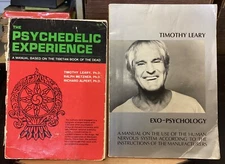 1964/1977 2 Books by Timothy Leary on Psychedelics and the Nervous System