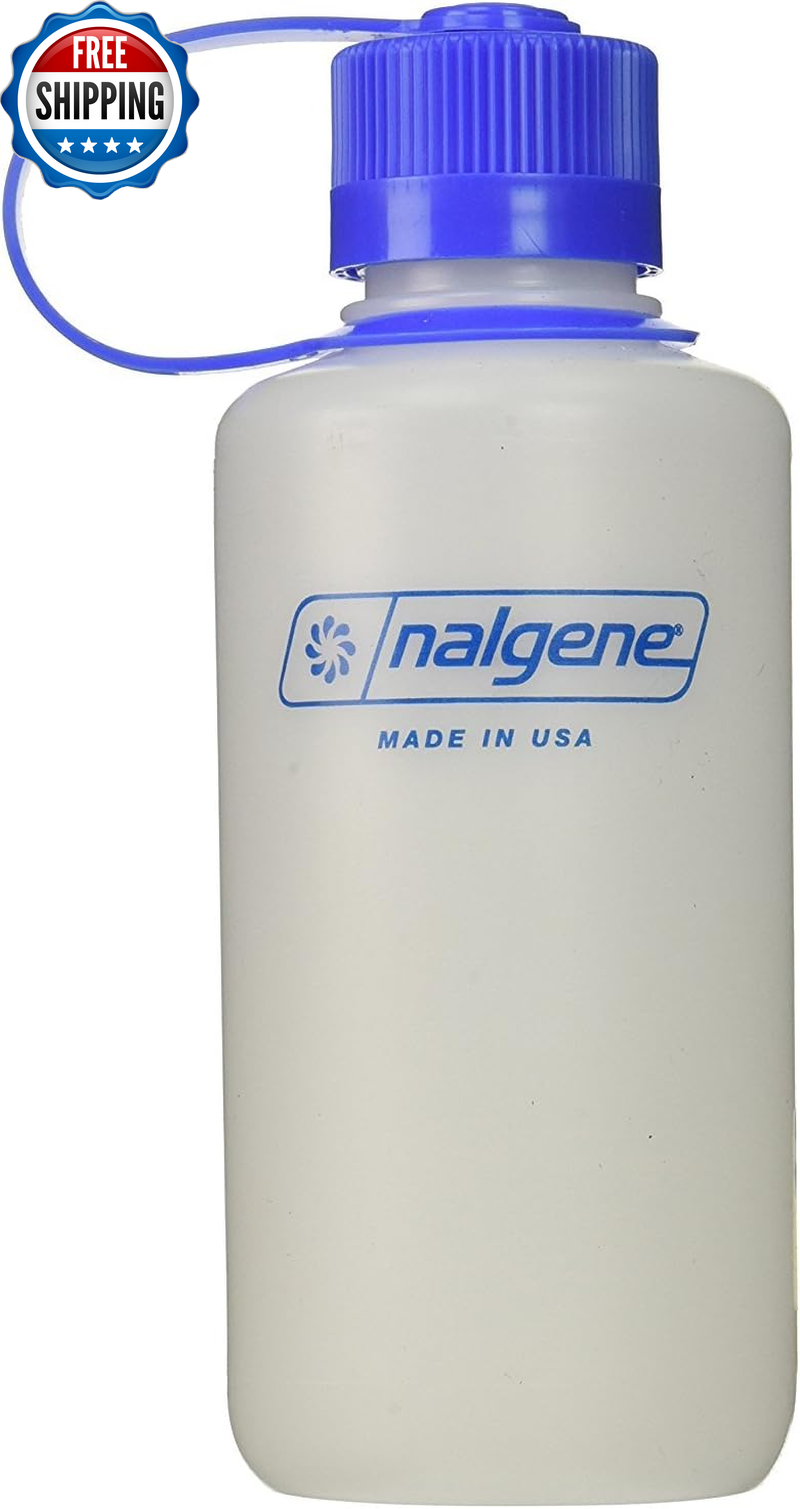 16oz BPA-Free HDPE Narrow Mouth Water Bottle