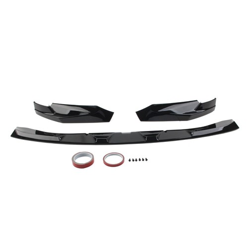 Frontschürzenspoiler für BMW G80 M3 G82 G83 M4 2021-2023 ABS Schwarz glänzend - Bild 2 von 12