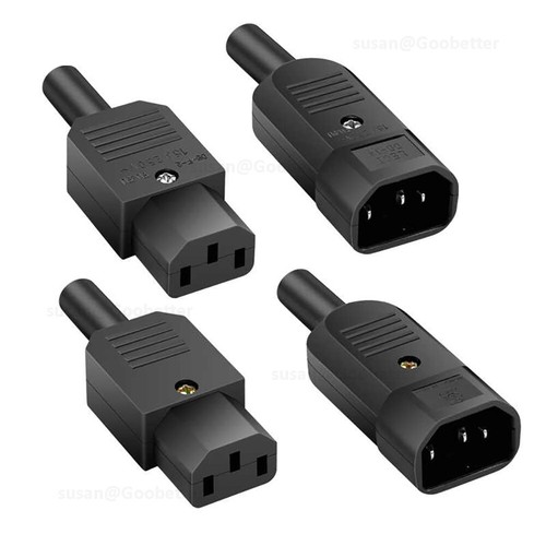 Mains Power Plug / Socket Inlet Outlet Cable Connectors Male Female AC Socket - Picture 2 of 29