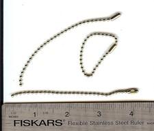Stainless Steel Ball Key Chains   500 pcs   Nic. Free Shipping USA