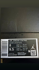 Jordan Air Jordan 4 Retro Black Cat Men s Mid Top Basketball Sneakers CU1110-010