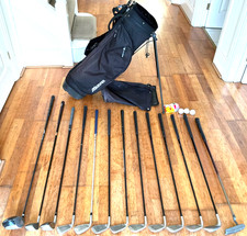 Mens Acer Full Golf Graphite Clubs 13 Irons Woods Set Right Handed + Mizuno Bag