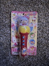 Hello Kitty Microphone-KT-50078-Sanrio-Flashing Light-New In Box