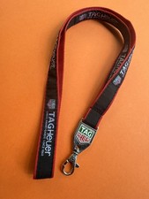 TAG HEUER AUTHENTIC RED & BLACK  LANYARD GENUINE ORIGINAL, TAG HEUER WATCHES